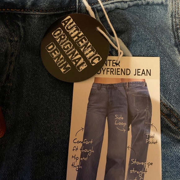 Boyfriend Jeans by SONG size 9/29 blue Denim - Picture 4 of 9